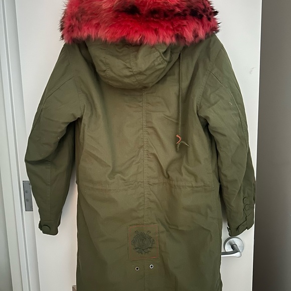 Furs 66 Italy Fox Fur Coat Size S/M - Picture 2 of 9